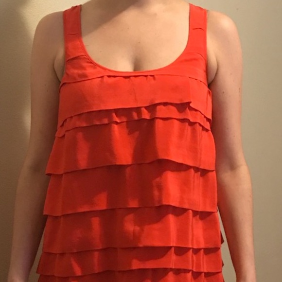 Orange Layered Madison Marcus Top - Picture 1 of 4